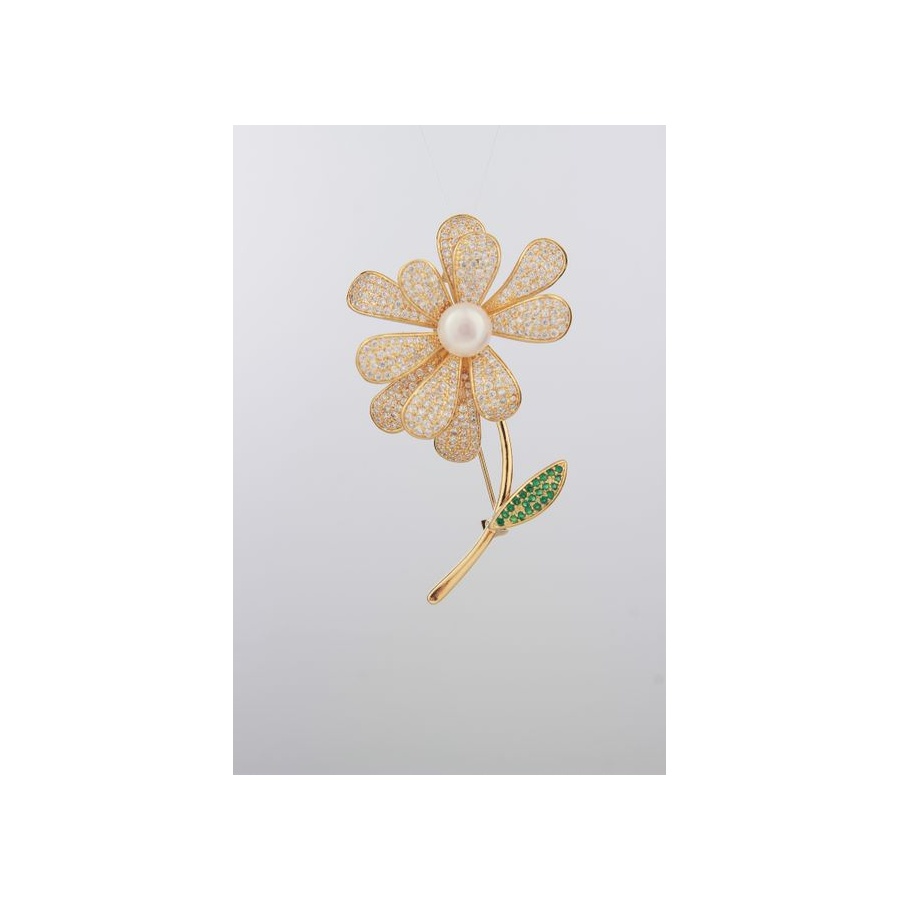 Platinum Brooch