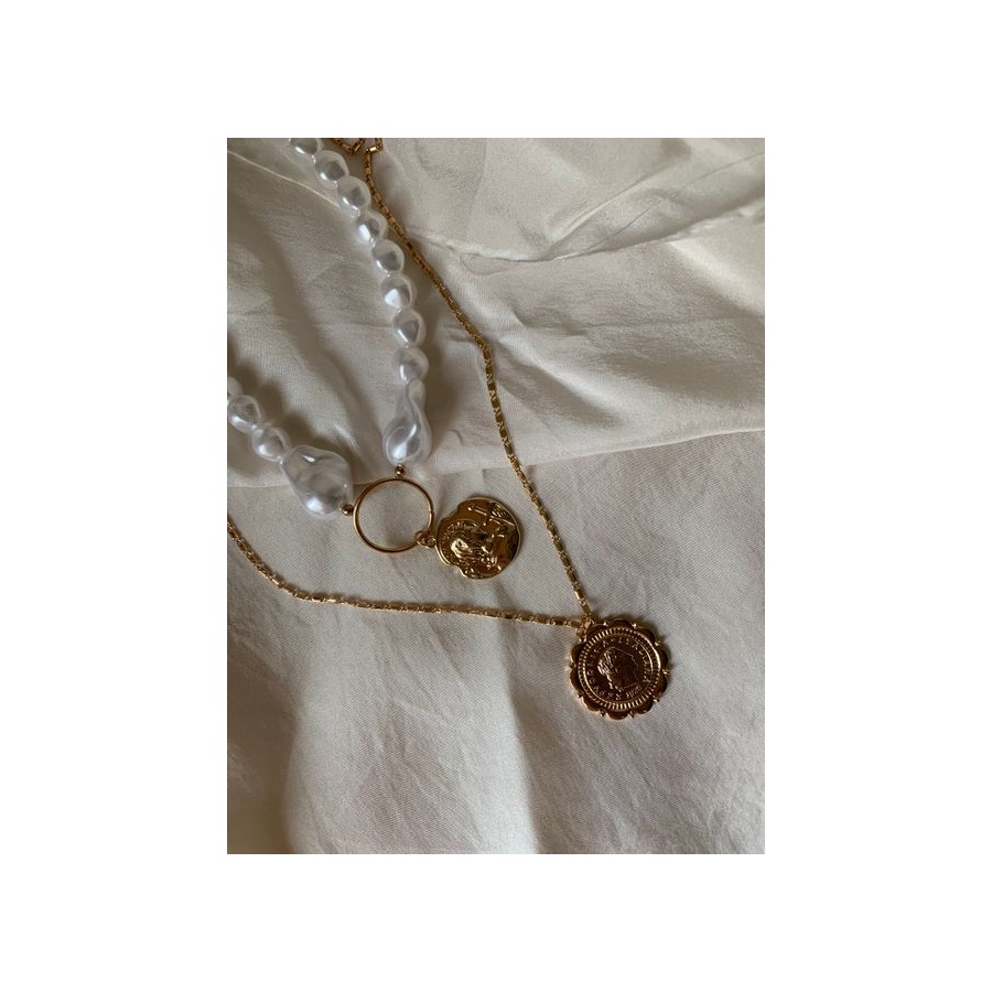 Platinum Pearl Necklace